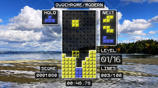A screenshot of the game TETRACHROMA.