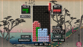 A screenshot of the game TETRACHROMA.